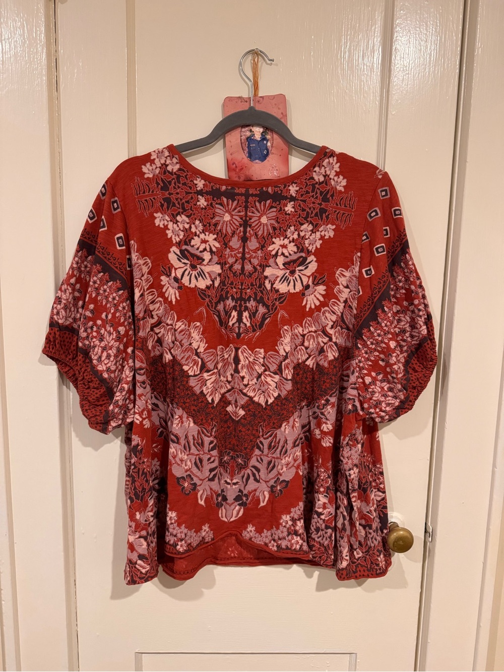 Free People Floral Bandana Top